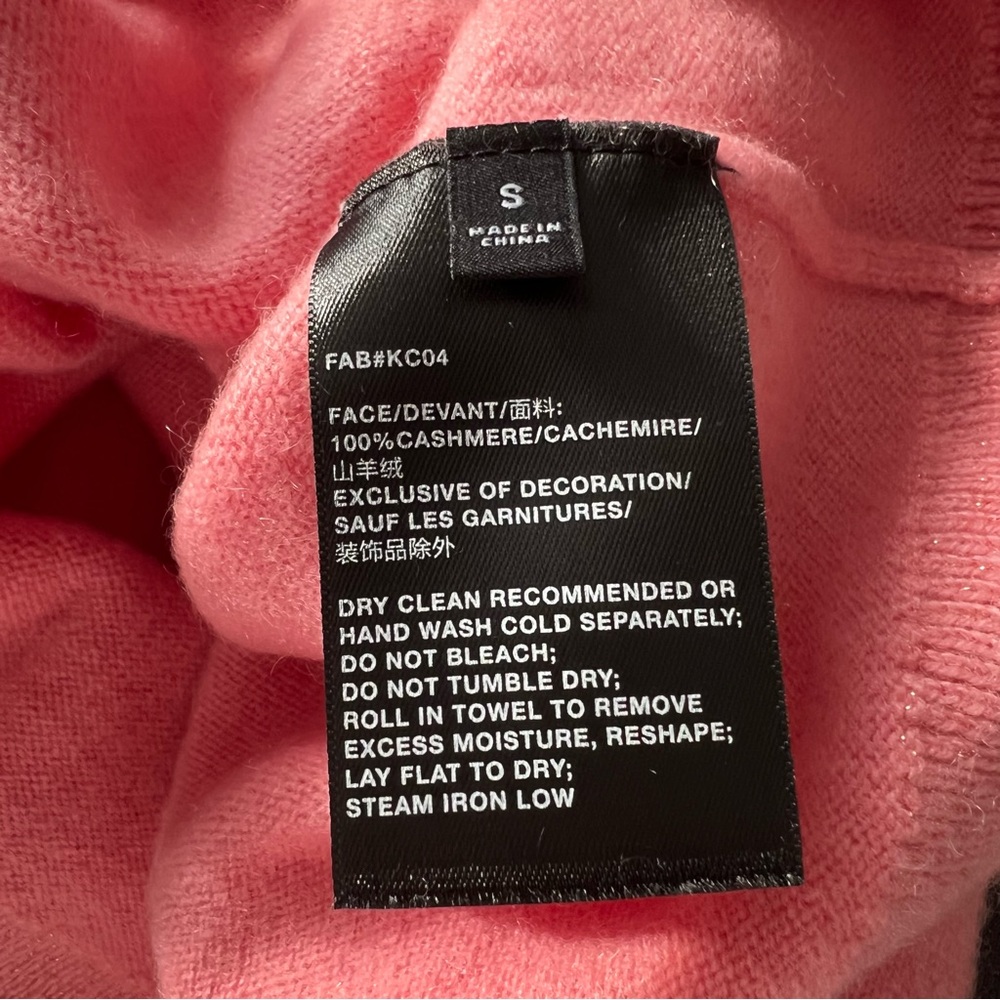 Lafayette 148 New York 100% Cashmere Turtleneck Sweater in Altrosa Pink - Picture 7 of 7